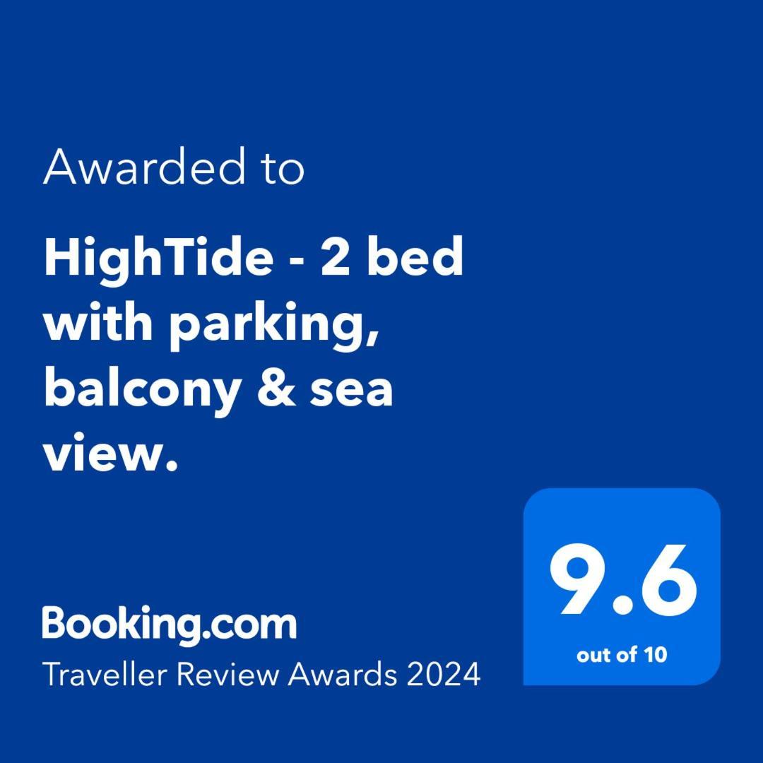 Hightide - 2 Bed With Parking, Balcony & Sea View. Apartment Swanage Exterior photo